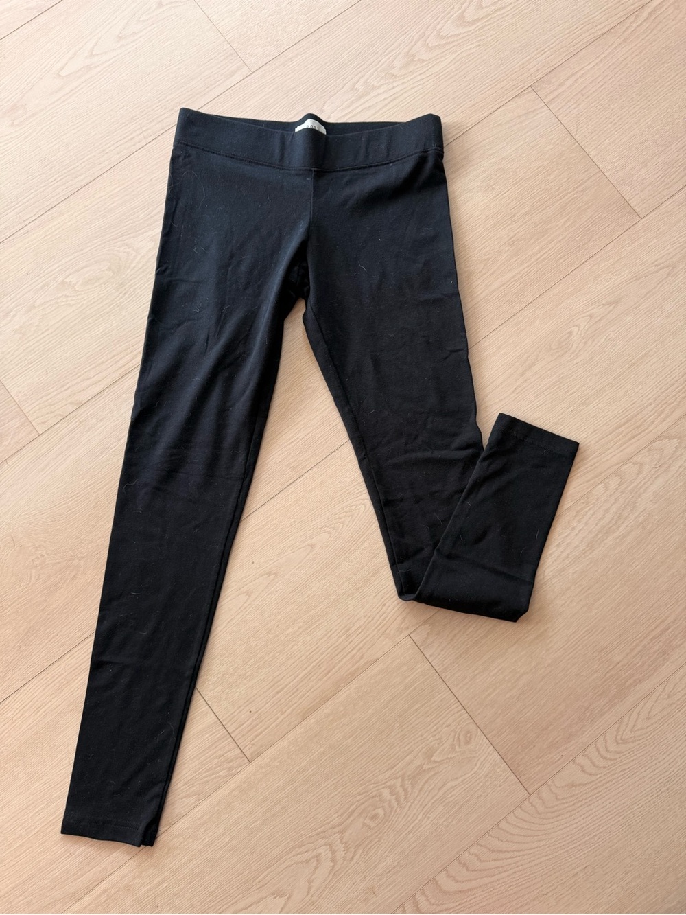 Aeropostale Black Women's High-Rise Stretch Leggings